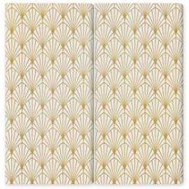 Obraz Dyptyk Abstract gold art deco pattern