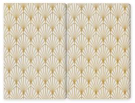 Obraz Dyptyk Abstract gold art deco pattern