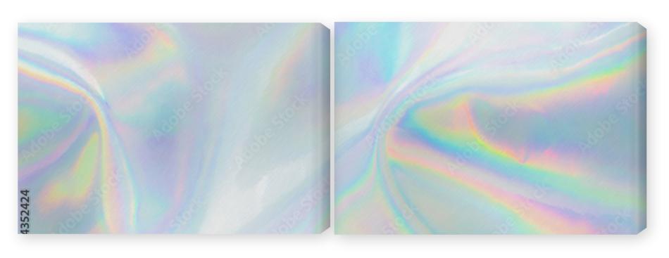 Obraz Dyptyk Abstract trendy holographic