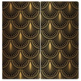 Obraz Dyptyk Art Deco Pattern. Seamless