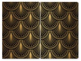 Obraz Dyptyk Art Deco Pattern. Seamless