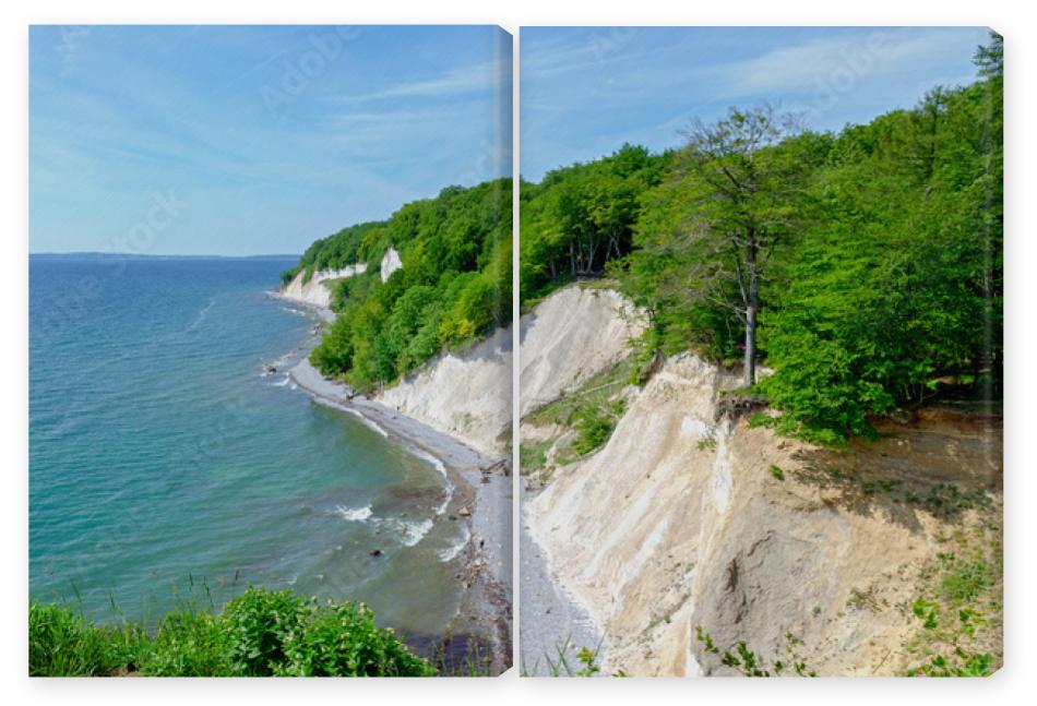 Obraz Dyptyk Chalkcoast of Rügen