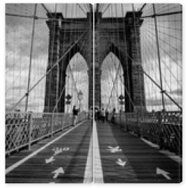 Obraz Dyptyk Brooklyn bridge in New York