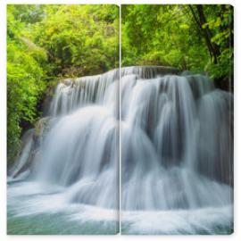 Obraz Dyptyk Wonderful  tiers of waterfall