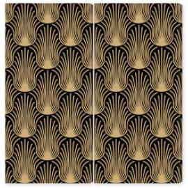 Obraz Dyptyk Art deco seamless pattern