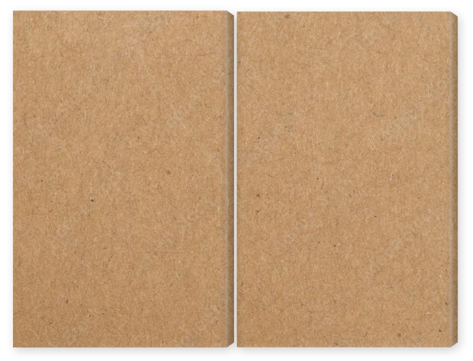 Obraz Dyptyk brown cardboard texture