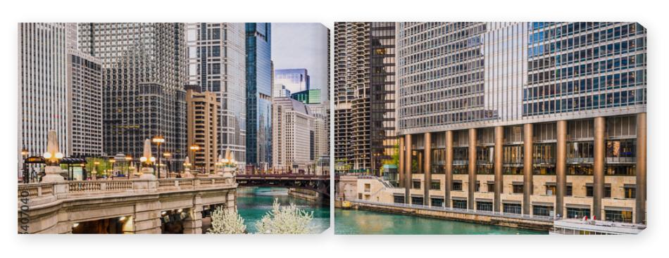Obraz Dyptyk Chicago, Illinois, USA