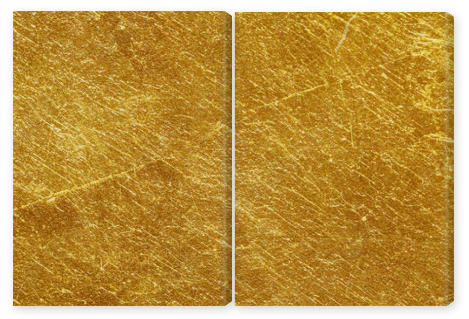 Obraz Dyptyk gold texture used as