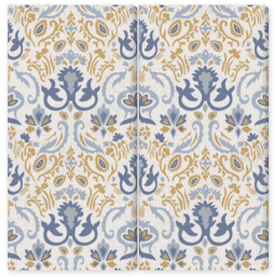 Obraz Dyptyk Seamless ornate medallion