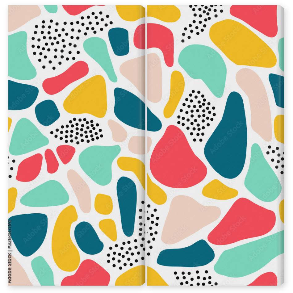 Obraz Dyptyk Seamless pattern abstract