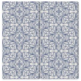 Obraz Dyptyk Seamless floral border pattern