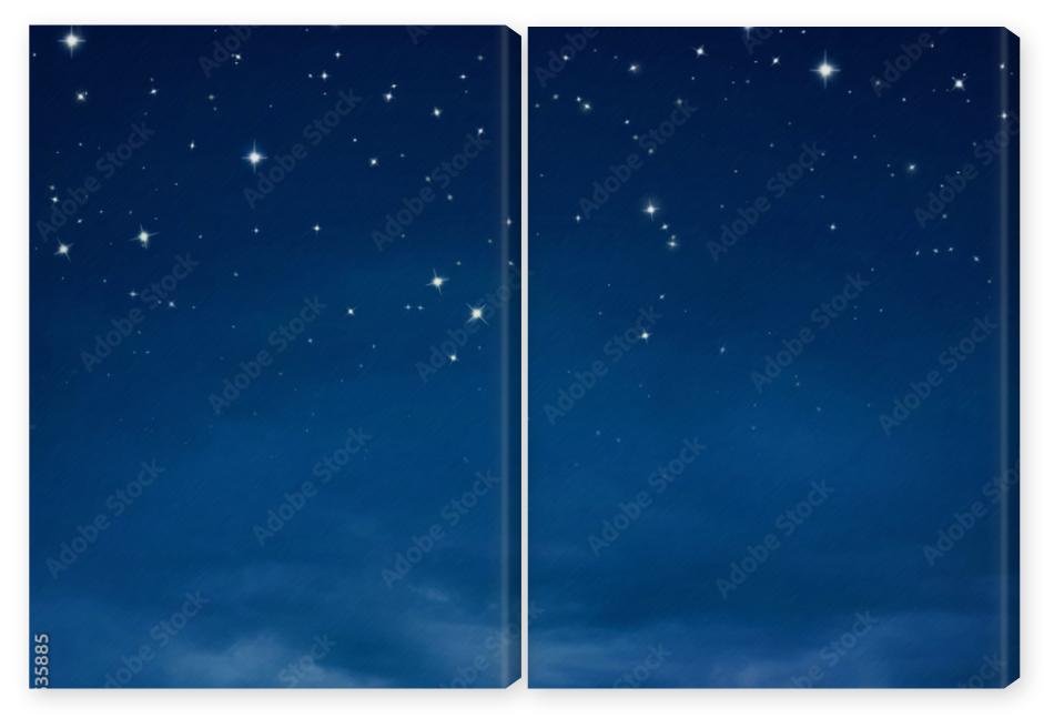 Obraz Dyptyk Night sky