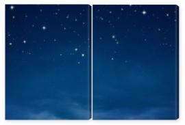 Obraz Dyptyk Night sky