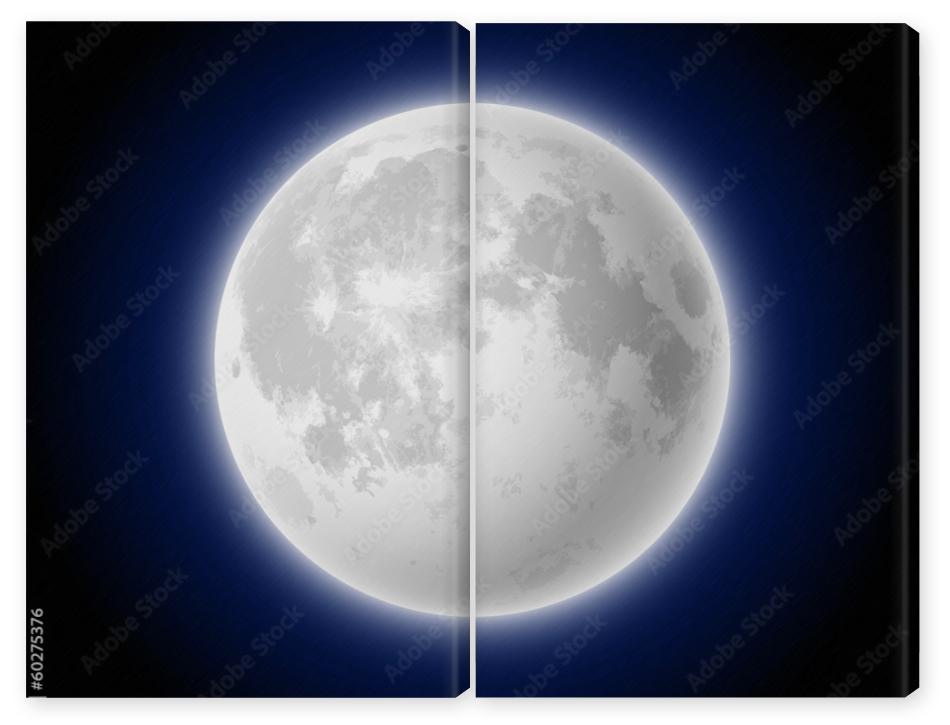 Obraz Dyptyk Moon