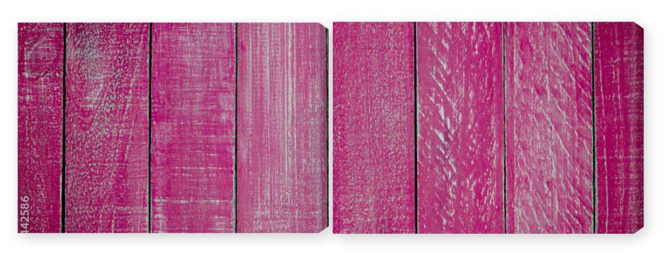 Obraz Dyptyk Close up pink wooden