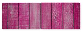 Obraz Dyptyk Close up pink wooden