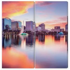 Obraz Dyptyk Orlando, Florida Skyline