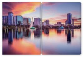 Obraz Dyptyk Orlando, Florida Skyline