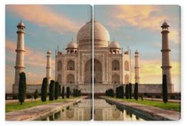 Obraz Dyptyk Der Taj Mahal beim