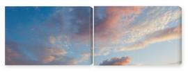 Obraz Dyptyk Gentle Sky Background at