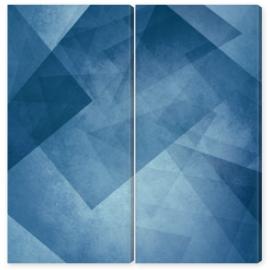 Obraz Dyptyk abstract blue background with