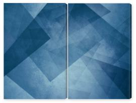 Obraz Dyptyk abstract blue background with