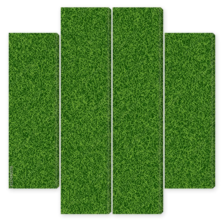 Obraz Kwadryptyk Green grass seampess texture -