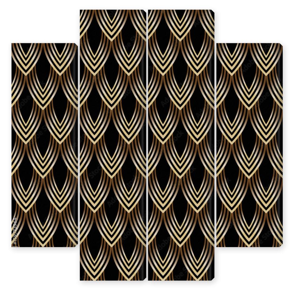 Obraz Kwadryptyk Abstract seamless pattern