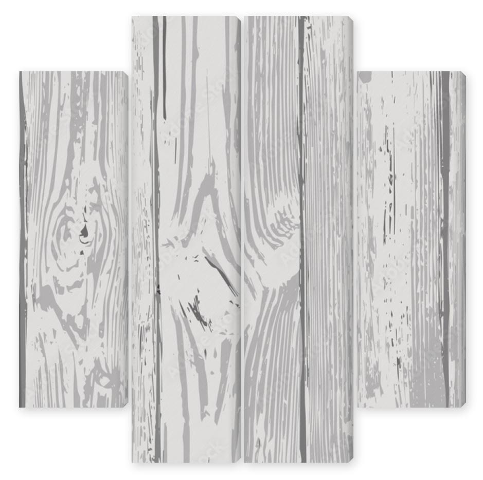 Obraz Kwadryptyk Wooden planks overlay texture