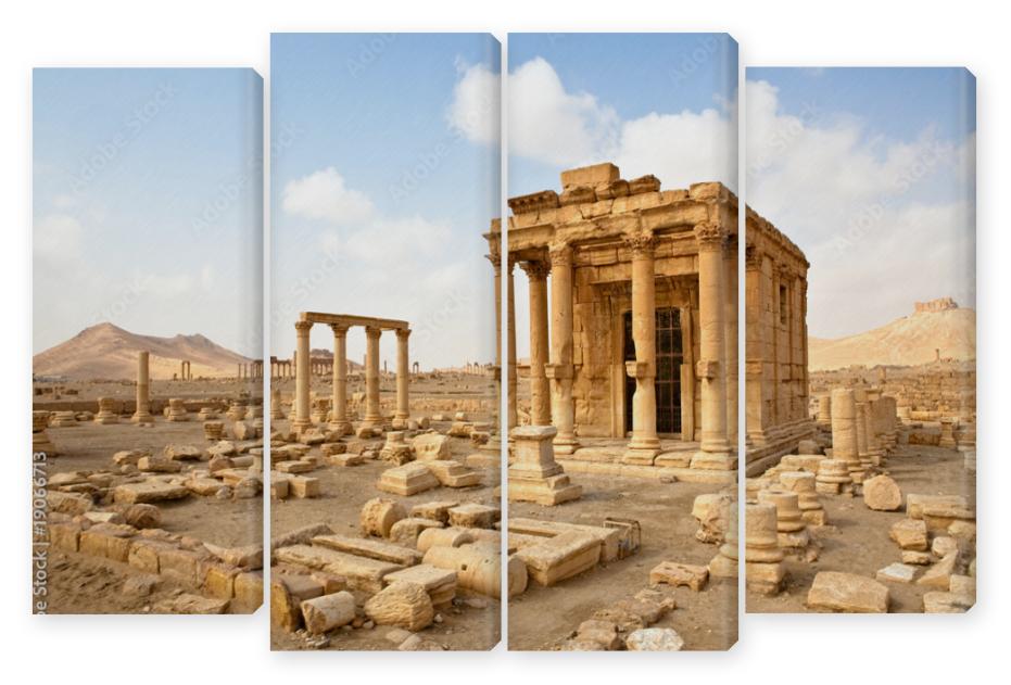 Obraz Kwadryptyk Syria - Palmyra (Tadmor)