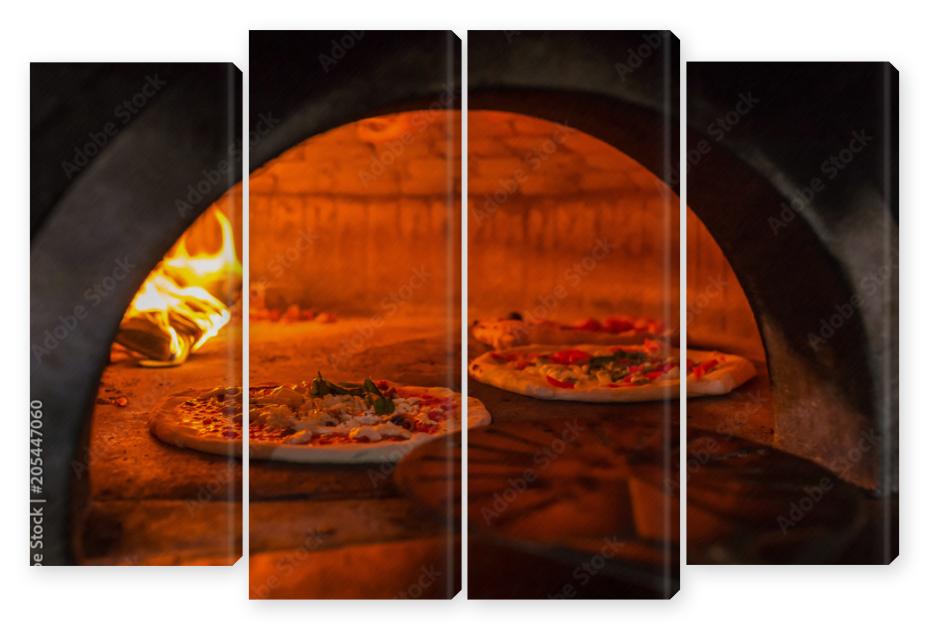 Obraz Kwadryptyk Original neapolitan pizza