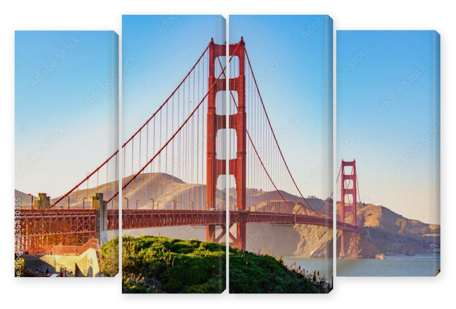 Obraz Kwadryptyk Golden Gate Bridge