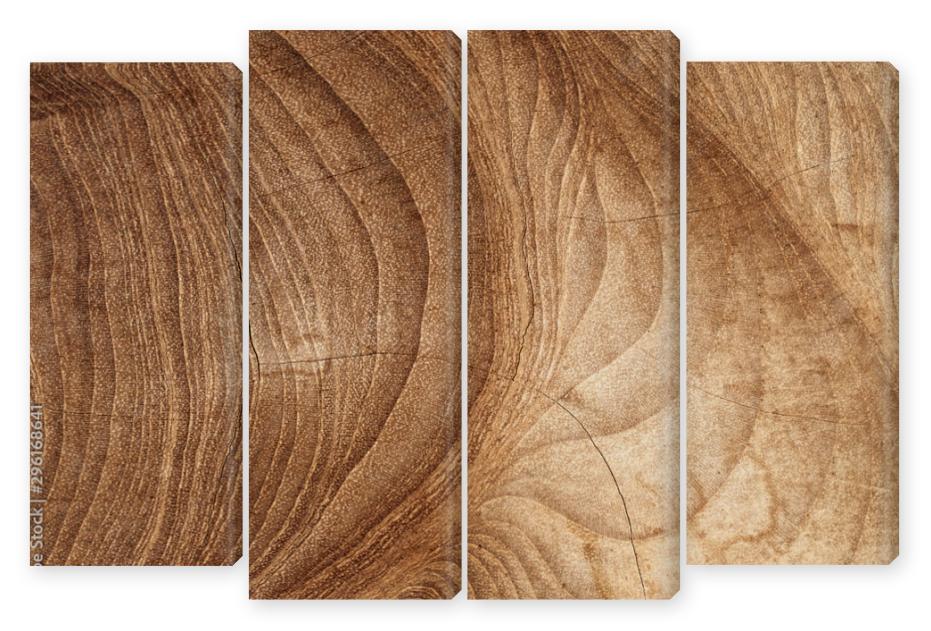 Obraz Kwadryptyk Wood texture