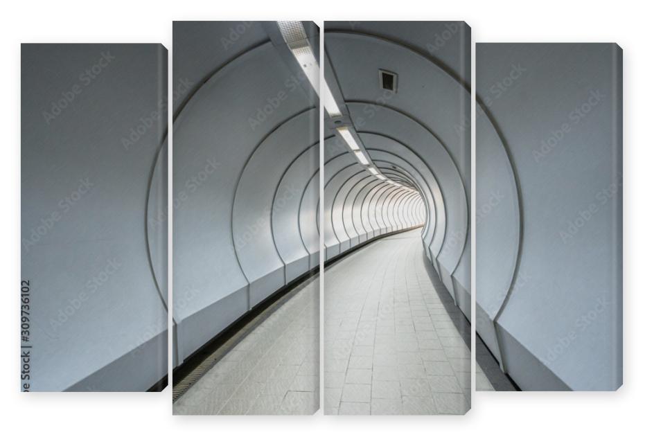 Obraz Kwadryptyk tunnel