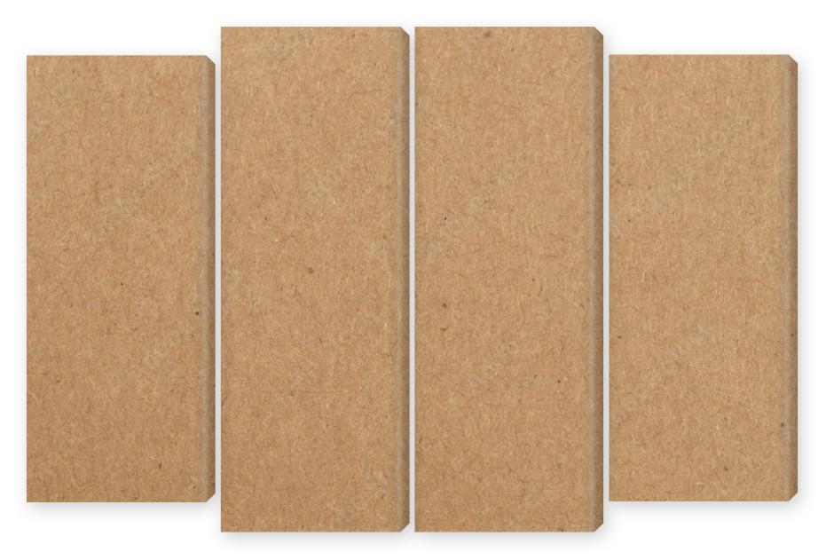 Obraz Kwadryptyk brown cardboard texture