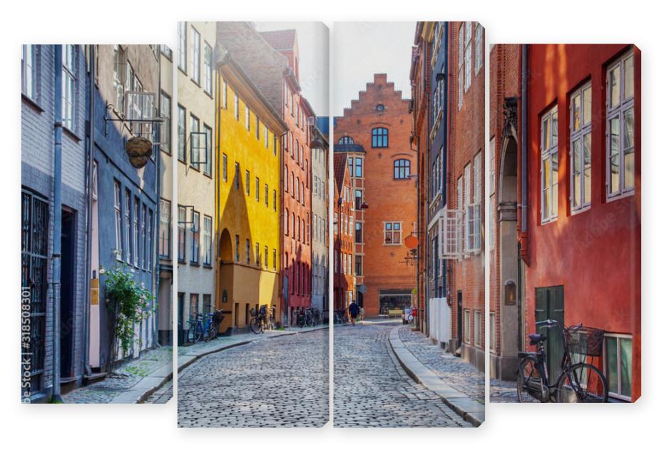Obraz Kwadryptyk Kopenhagen, Dänemark