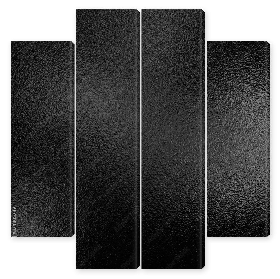 Obraz Kwadryptyk Black foil texture background