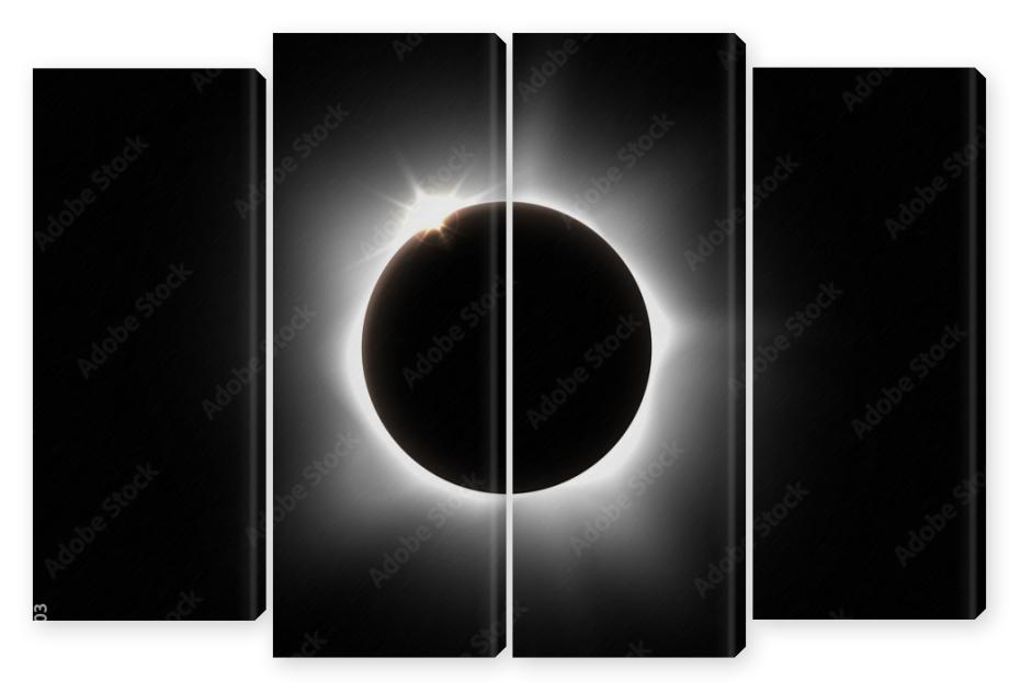 Obraz Kwadryptyk Solar eclipse