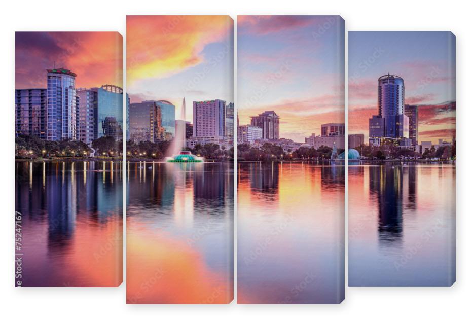 Obraz Kwadryptyk Orlando, Florida Skyline