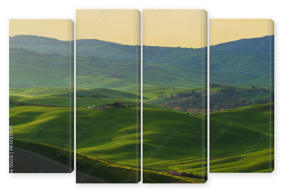 Obraz Kwadryptyk Beautiful image of the Tuscany