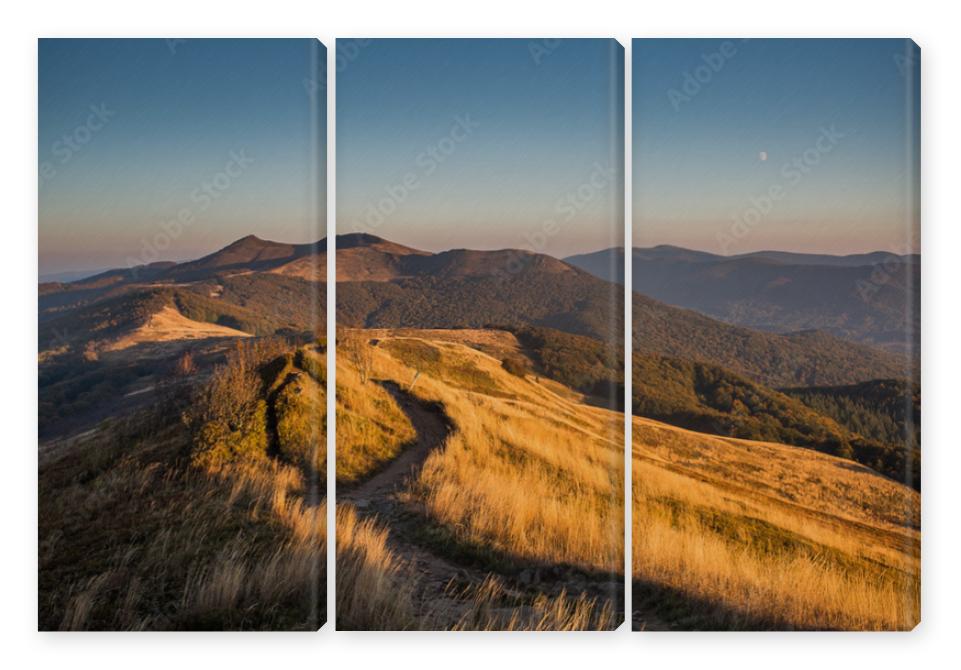 Obraz Tryptyk Beautiful mountains in Poland