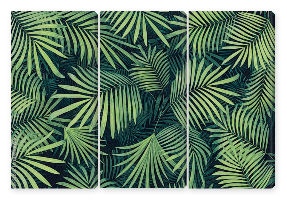 Obraz Tryptyk tropical  background