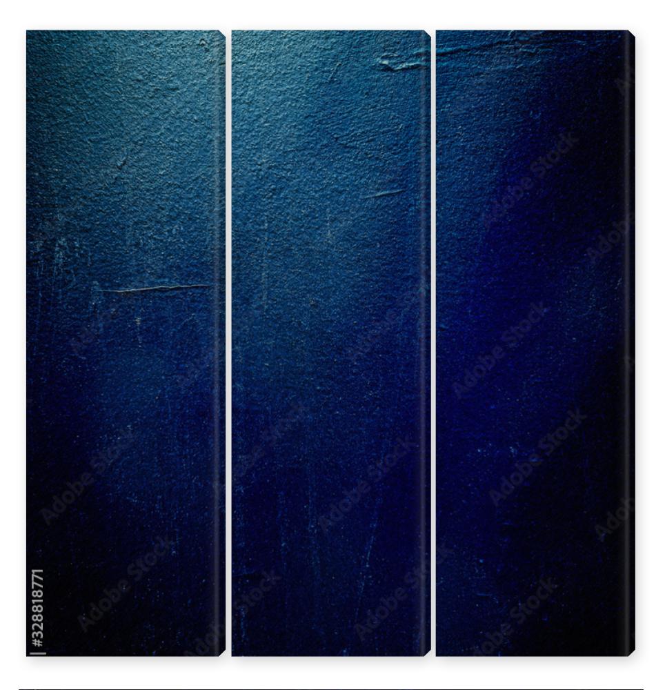 Obraz Tryptyk Blue abstract background