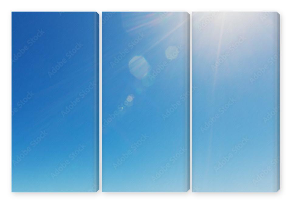 Obraz Tryptyk Blue sky