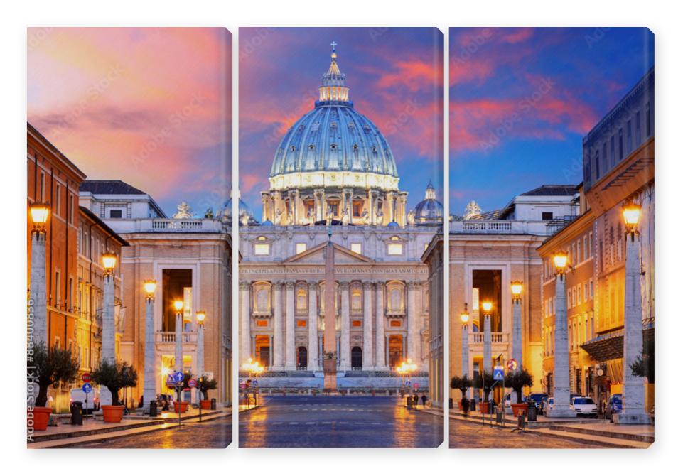 Obraz Tryptyk Rome, Vatican city