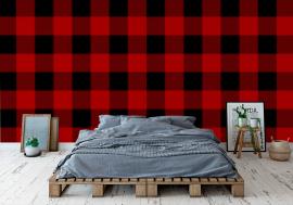 Tapeta Lumberjack plaid pattern