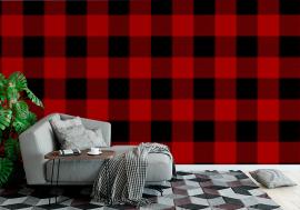 Tapeta Lumberjack plaid pattern