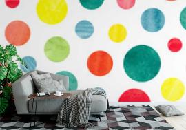 Tapeta Seamless colorful dots
