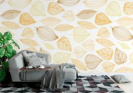 Tapeta Seamless autumn leaves pattern