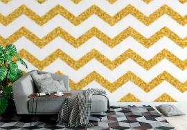 Tapeta Seamless pattern with gold